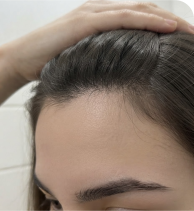 Customer hair photo